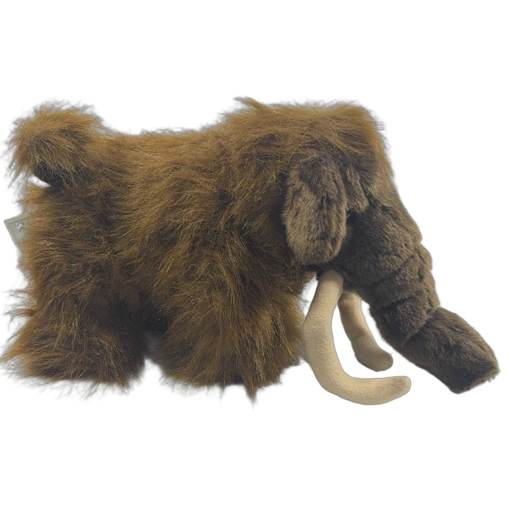 Build-A-Bear Workshop Brown Mammoth Plush Stuffed Animal Toy 10" BAB Logo